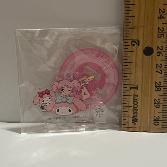 2023 Sailor Moon x Sanrio Small Acrylic Stand - Chibiusa and Diana x My Melody - Picture 5 of 6